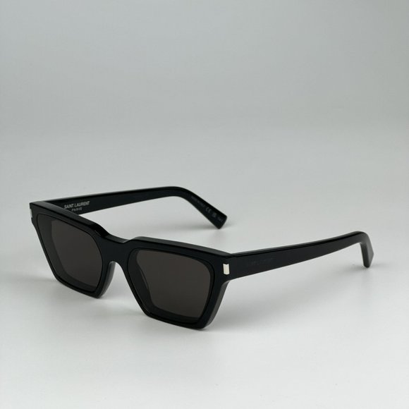 Saint Laurent SL633 CALISTA 001 BRAND NEW Sunglasses Black Cat Eye Unisex - Picture 10 of 14